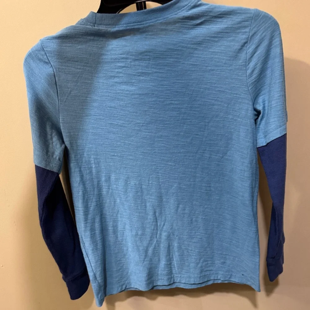 Disney The Original Mickey Mouse Blue Long Sleeve Shirt